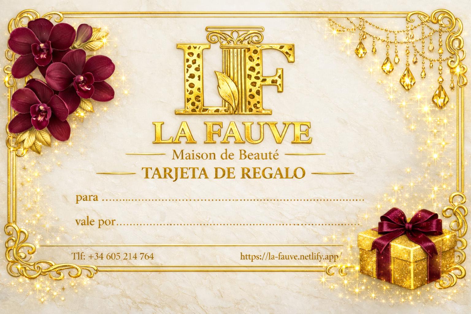 Diseño de la Tarjeta Regalo de La Fauve